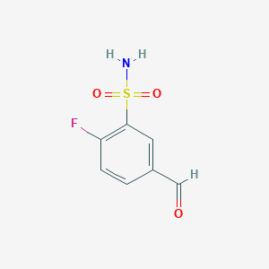 2-Fluoro-5-formylbenzene-1-sulfonamide