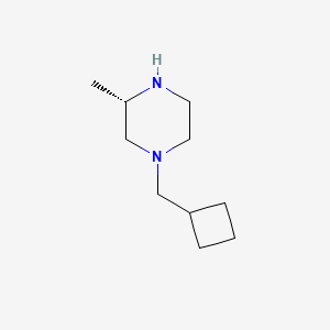 (3S)-1-(Cyclobutylmethyl)-3-methylpiperazine