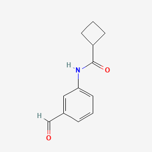 N-(3-formylphenyl)cyclobutanecarboxamide