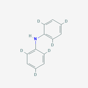 molecular formula C12H11N B1448253 Diphenyl-2,2',4,4',6,6'-D6-amine CAS No. 99234-91-0