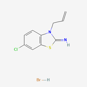 3-allyl-6-chlorobenzo[d]thiazol-2(3H)-imine hydrobromide