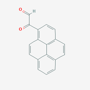 molecular formula C18H12O2 B144826 2-Oxo-2-pyren-1-ylacetaldehyde CAS No. 129786-60-3