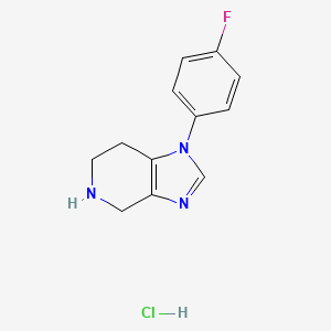 1-(4-fluorophenyl)-1H,4H,5H,6H,7H-imidazo[4,5-c]pyridine hydrochloride