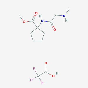 methyl 1-[(N-methylglycyl)amino]cyclopentanecarboxylate trifluoroacetate
