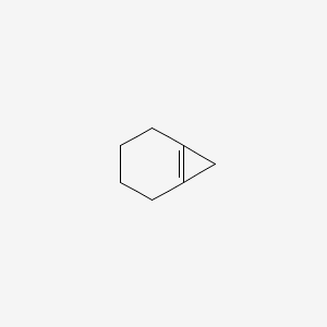 molecular formula C7H10 B14482663 Bicyclo[4.1.0]hept-1(6)-ene CAS No. 66235-54-9