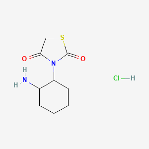 3-(2-Aminocyclohexyl)-1,3-thiazolidine-2,4-dione hydrochloride