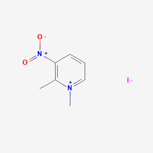 molecular formula C7H9IN2O2 B14482677 1,2-Dimethyl-3-nitropyridin-1-ium iodide CAS No. 65081-36-9