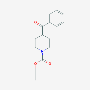 Tert-butyl 4-(2-methylbenzoyl)piperidine-1-carboxylate