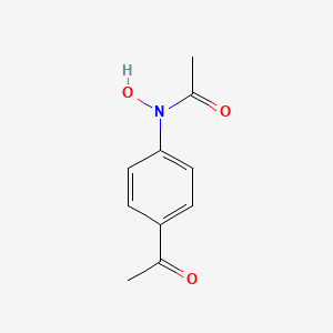 molecular formula C10H11NO3 B14482751 Acetamide, N-(4-acetylphenyl)-N-hydroxy- CAS No. 67274-51-5