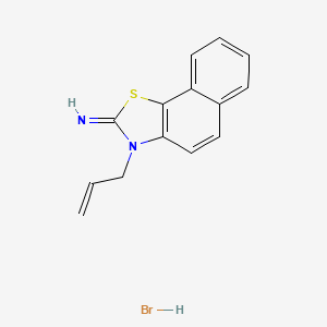 molecular formula C14H13BrN2S B1448277 3-allylnaphtho[2,1-d]thiazol-2(3H)-imine hydrobromide CAS No. 1820587-66-3