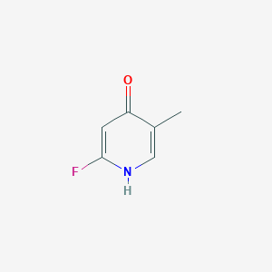 molecular formula C6H6FNO B1448280 2-氟-5-甲基吡啶-4-醇 CAS No. 1227594-35-5