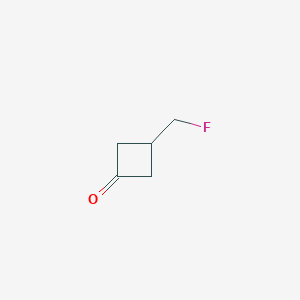 molecular formula C5H7FO B1448281 3-(Fluoromethyl)cyclobutan-1-one CAS No. 913339-21-6