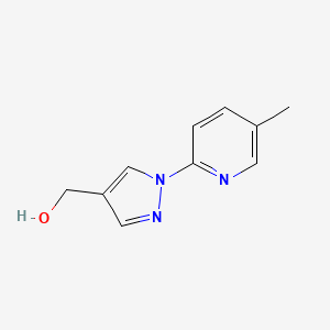 molecular formula C10H11N3O B1448283 (1-(5-methylpyridin-2-yl)-1H-pyrazol-4-yl)methanol CAS No. 1439822-99-7