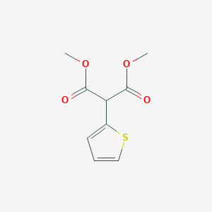 molecular formula C9H10O4S B14482838 Dimethyl (thiophen-2-yl)propanedioate CAS No. 66946-94-9