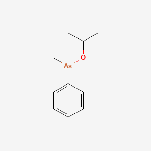 molecular formula C10H15AsO B14482848 Propan-2-yl methyl(phenyl)arsinite CAS No. 64423-22-9
