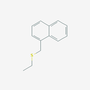 molecular formula C13H14S B14482905 Naphthalene, 1-[(ethylthio)methyl]- CAS No. 65824-33-1