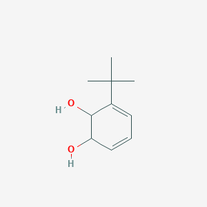 molecular formula C10H16O2 B14482923 3-tert-Butylcyclohexa-3,5-diene-1,2-diol CAS No. 64910-43-6