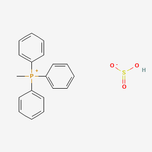 molecular formula C19H19O3PS B14482930 Methyl(triphenyl)phosphanium hydrogen sulfite CAS No. 65007-29-6