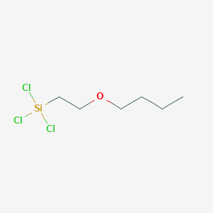 molecular formula C6H13Cl3OSi B14482944 (2-Butoxyethyl)(trichloro)silane CAS No. 66080-20-4