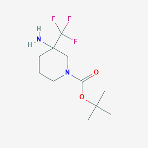 1-Boc-3-amino-3-trifluoromethylpiperidine
