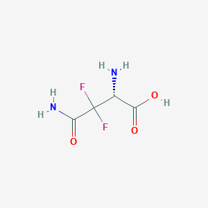 molecular formula C4H6F2N2O3 B14483077 3,3-Difluoro-L-asparagine CAS No. 64336-67-0