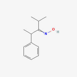 molecular formula C12H17NO B14483117 N-(2-Methyl-4-phenylpentan-3-ylidene)hydroxylamine CAS No. 65757-63-3