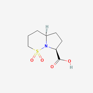 (4aR,7S)-hexahydro-2H-pyrrolo[1,2-b][1,2]thiazine-7-carboxylic acid 1,1-dioxide