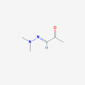 molecular formula C5H10N2O B14483140 Propanal, 2-oxo-, 1-(dimethylhydrazone) CAS No. 65295-97-8
