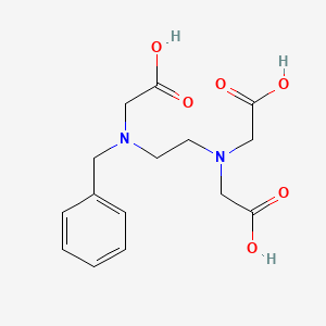 molecular formula C15H20N2O6 B14483159 N-Benzylethylenediamine-N,N',N'-triacetic acid CAS No. 65311-06-0
