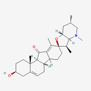 molecular formula C28H41NO3 B14483161 N-Methyljervine CAS No. 64552-25-6