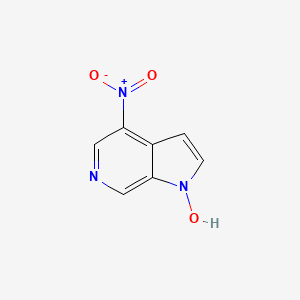 N-Hydroxy-4-nitro-6-azaindole
