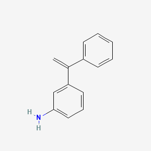 molecular formula C14H13N B1448320 3-(1-Phenylethenyl)aniline CAS No. 1610377-16-6