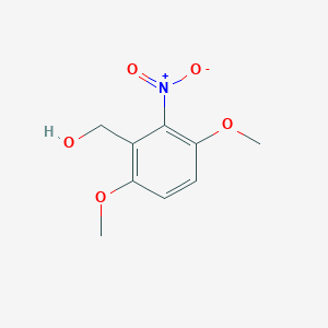 molecular formula C9H11NO5 B1448321 (3,6-Dimethoxy-2-nitrophenyl)methanol CAS No. 773869-81-1