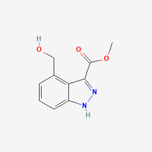 B1448323 4-Hydroxymethyl-1H-indazole-3-carboxylic acid methyl ester CAS No. 1352398-63-0