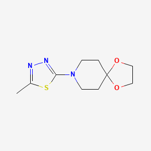 8-(5-Methyl-1,3,4-thiadiazol-2-yl)-1,4-dioxa-8-azaspiro[4.5]decane