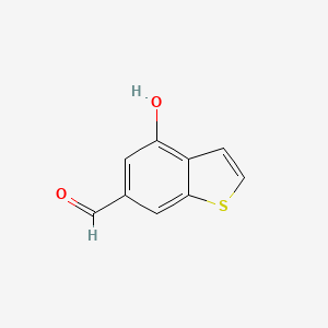 4-Hydroxy-1-benzothiophene-6-carbaldehyde