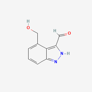 4-Hydroxymethyl-1H-indazole-3-carboxaldehyde