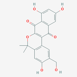 molecular formula C20H16O7 B144834 Naphthgeranine E CAS No. 137109-47-8