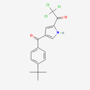 1-{4-[(4-tert-butylphenyl)carbonyl]-1H-pyrrol-2-yl}-2,2,2-trichloroethan-1-one