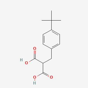 2-[(4-Tert-butylphenyl)methyl]propanedioic acid