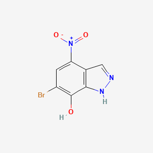 6-Bromo-7-hydroxy-4-nitro-1H-indazole