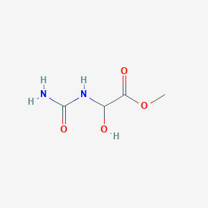 molecular formula C4H8N2O4 B14483508 Methyl (carbamoylamino)(hydroxy)acetate CAS No. 64732-07-6