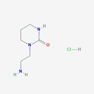 1-(2-Aminoethyl)-1,3-diazinan-2-one hydrochloride