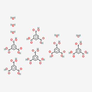 molecular formula C54H46O41 B14483563 Benzene-1,3,5-tricarboxylic acid;pentahydrate CAS No. 64080-70-2