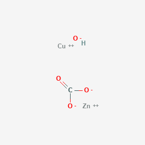molecular formula CHCuO4Zn+ B14483595 Copper;ZINC;carbonate;hydroxide CAS No. 64418-04-8