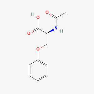 molecular formula C11H13NO4 B14483664 N-Acetyl-O-phenyl-L-serine CAS No. 65445-69-4