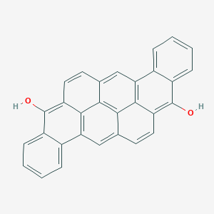 molecular formula C30H16O2 B14483702 Pyranthrene-8,16-diol CAS No. 64630-79-1