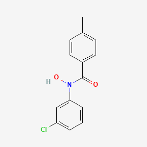 molecular formula C14H12ClNO2 B14483705 N-(3-Chlorophenyl)-N-hydroxy-4-methylbenzamide CAS No. 67055-92-9