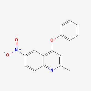 2-Methyl-6-nitro-4-phenoxyquinoline