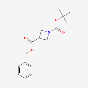 3-Benzyl 1-tert-butyl azetidine-1,3-dicarboxylate